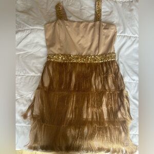 Gold Dress Size Large